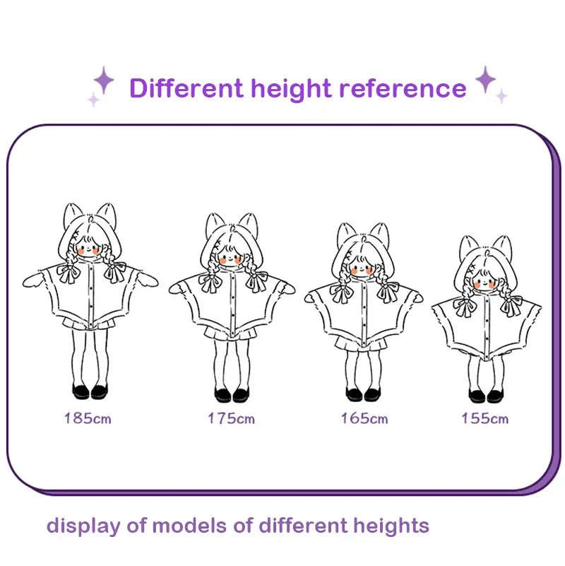 Kawaii Cartoon Bat Y2K Blanket Plush Pajamas Anime Cloak Costume Halloween Cloak for Adults Winter Ponchos Women Hooded Cape
