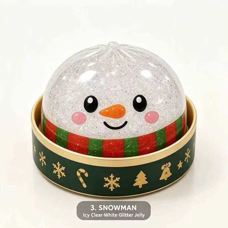 New Santa Claus Elk Dumpling Shape Stress Relief Squeeze Toy Christmas Party Favor Toys Gifts for Adult