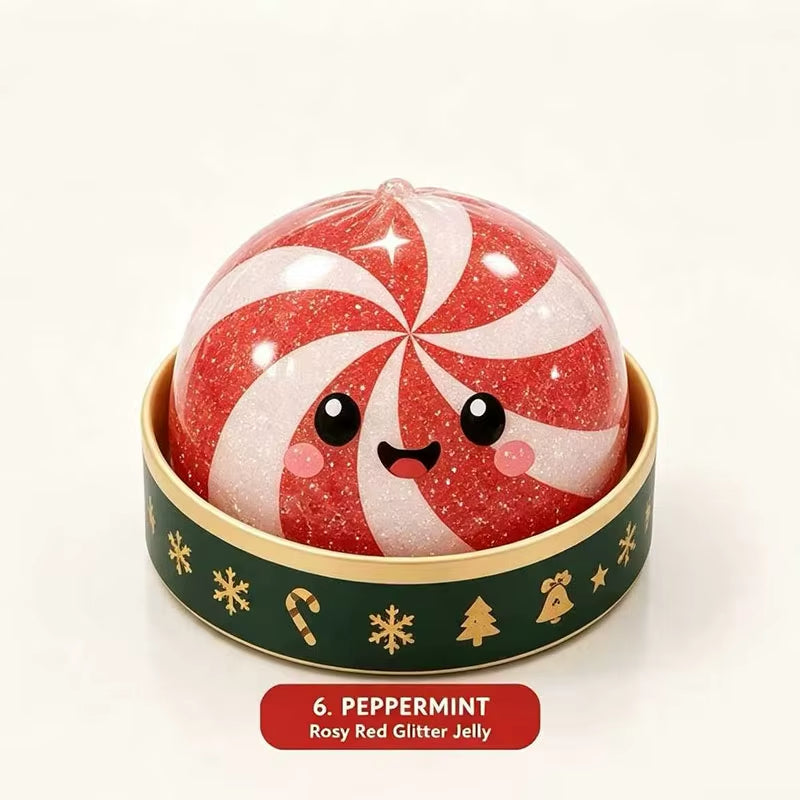 New Santa Claus Elk Dumpling Shape Stress Relief Squeeze Toy Christmas Party Favor Toys Gifts for Adult